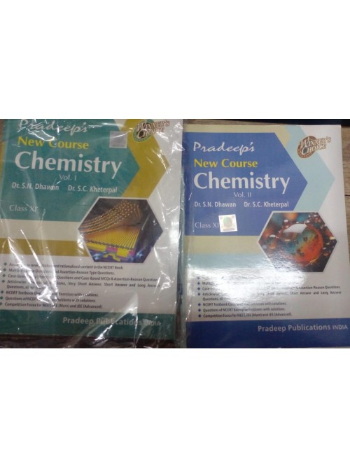 Pradeep's New Course Chemistry Vol.I & II for Class 11 (2024-25 ) at Ashirwad Publication